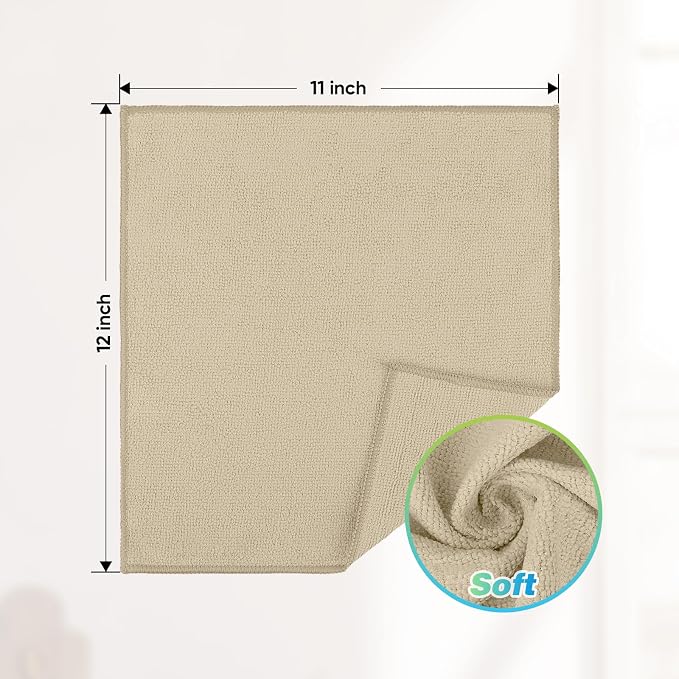HOMEXCEL Microfiber Cleaning Cloth, 24 Pack Cleaning Rags - Image 2