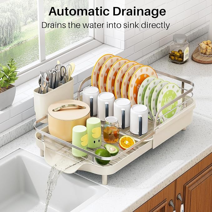 SAYZH Expandable Dish Drying Rack - Image 4