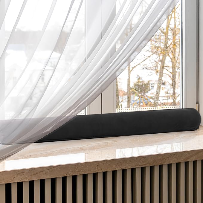 Sunolga Door Draft Stopper, Removable Washable Cover, Blocks Hot and Cold Air - Image 9