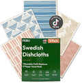 FEBU Swedish Dishcloths for Kitchen, 5 Pack by FEBU