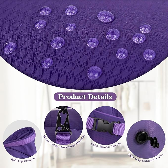 Travel Laundry Bag, Vacuum Compression Dirty Clothes Travel Bag - Image 5