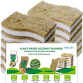 Sponges Kitchen Natural Dish Sponge Plant-Based Biodegradable Compostable | by Unknown