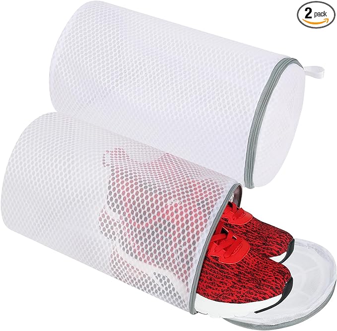Vivifying Shoe Washing Machine Bag, 2 Pack Honeycomb Mesh Laundry Bag by Vivifying