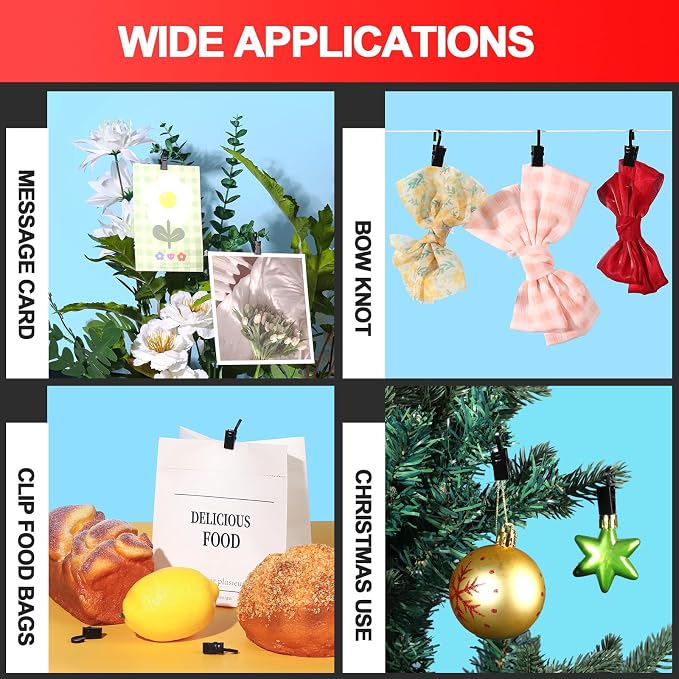 Teenitor 25 Pcs Small Curtain Hooks - Image 6