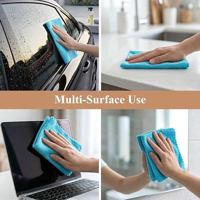 30 Pack Microfiber Cleaning Cloths, Dish Towels - Image 9