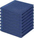 Homaxy 100% Cotton Waffle Weave Kitchen Dish Cloths 8-Pack, Ultra Soft by Homaxy