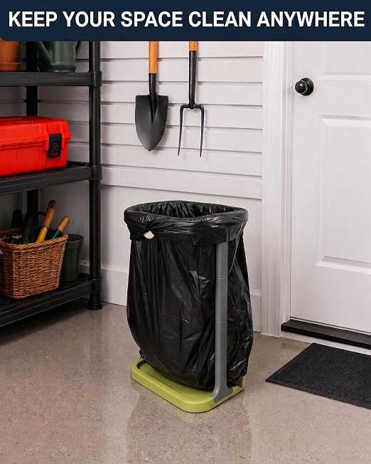 Portable Trash Bag Holder – Foldable & Lightweight Trash Bag Stand, Collapsible - Image 3
