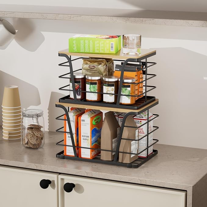 TIDIIABODE 2 Pack Extra Large Pantry Storage Organizers, Pantry Baskets - Image 5