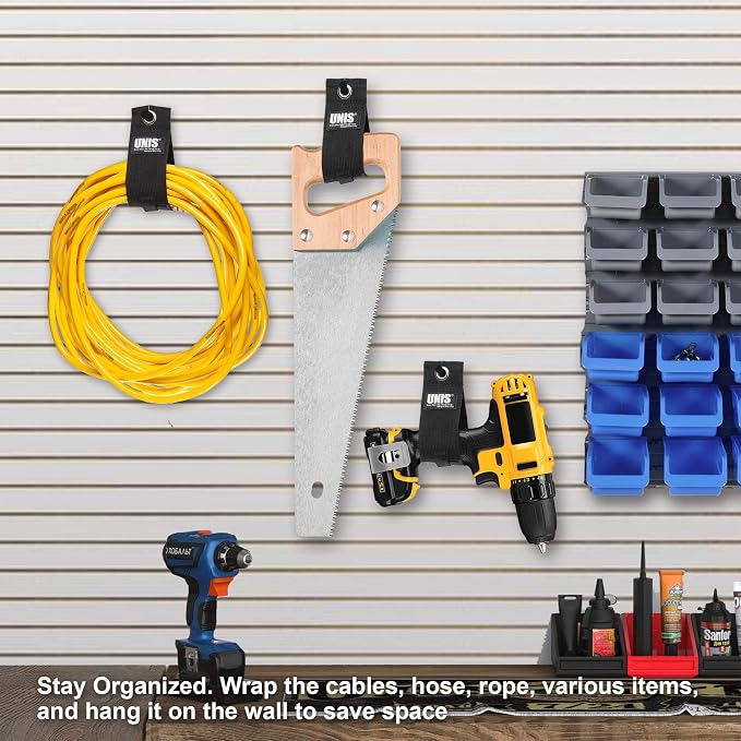 24 Pack Heavy Duty Large 13-inch Extension Cord Storage Extendable Cable Ties - Image 3
