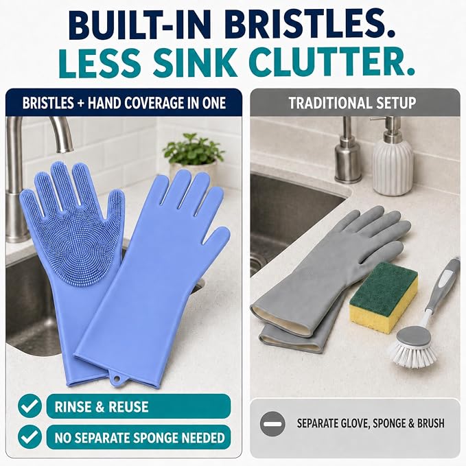 Silicone Dishwashing Gloves - Image 6