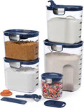 ProKeeper+ Airtight Food Storage Container Set – Clear Plastic Flour and Sugar by Unknown
