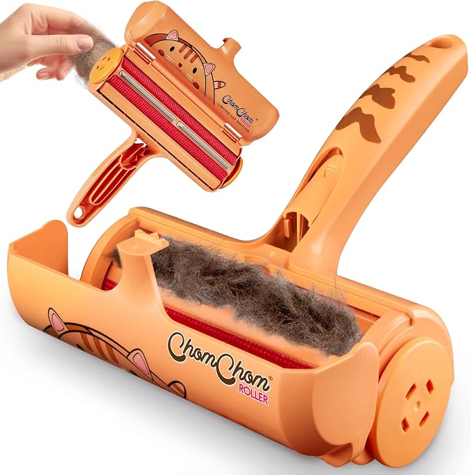 ChomChom Roller Pet Hair Remover – Original Size Reusable Lint Roller by ChomChomRoller