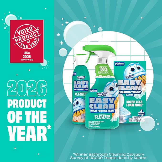 Scrubbing Bubbles Easy Clean Foaming Multipurpose Bathroom Cleaner, Continuous - Image 7
