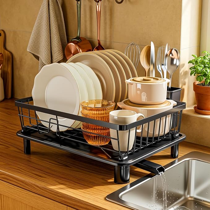 MOUKABAL Dish Drying Rack with Drainboard - Image 6