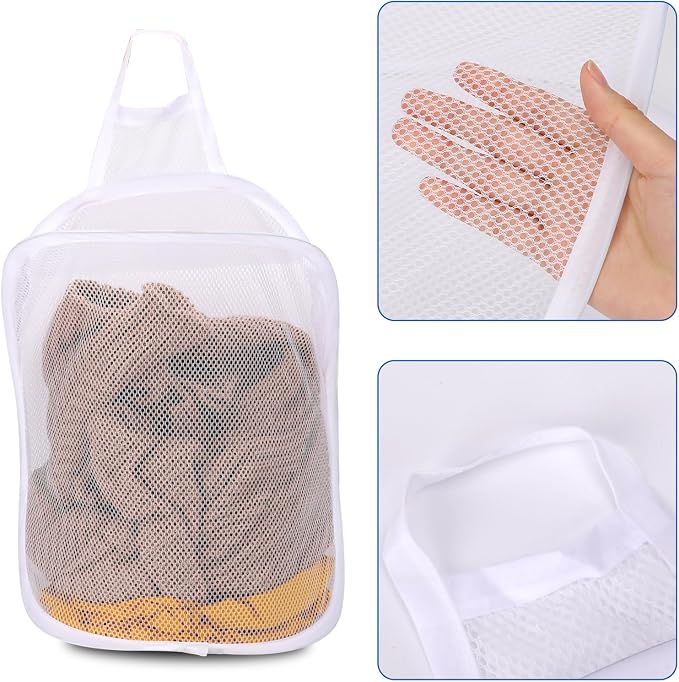 Mozeat Lens Space-Saving Hanging Laundry Hamper - Image 3