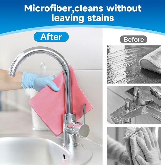 12 Pcs Large German Universal Household Towels Dishcloths, Soft Absorbent - Image 5