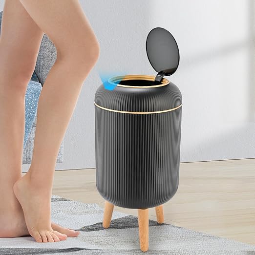 Pukomc Smart Sensor Wastebasket, Convenient and Hygienic Easy to Use | - Image 3