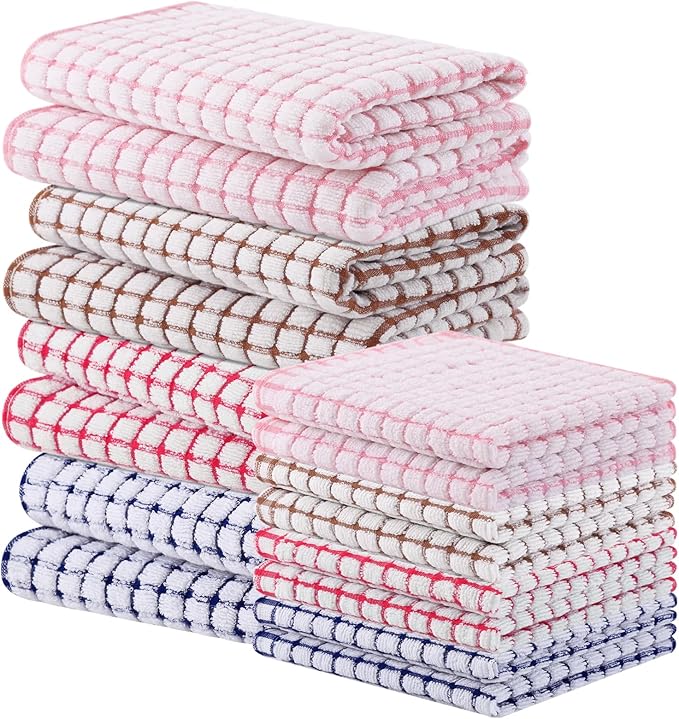 Homaxy Kitchen Towels and Dishcloths Set by Homaxy