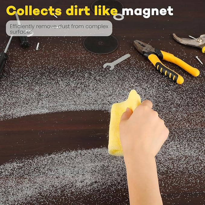 CAREGY 104Pcs Tack Cloth for Removing Dust from Woodworking, 18 x 36 Inch | - Image 4