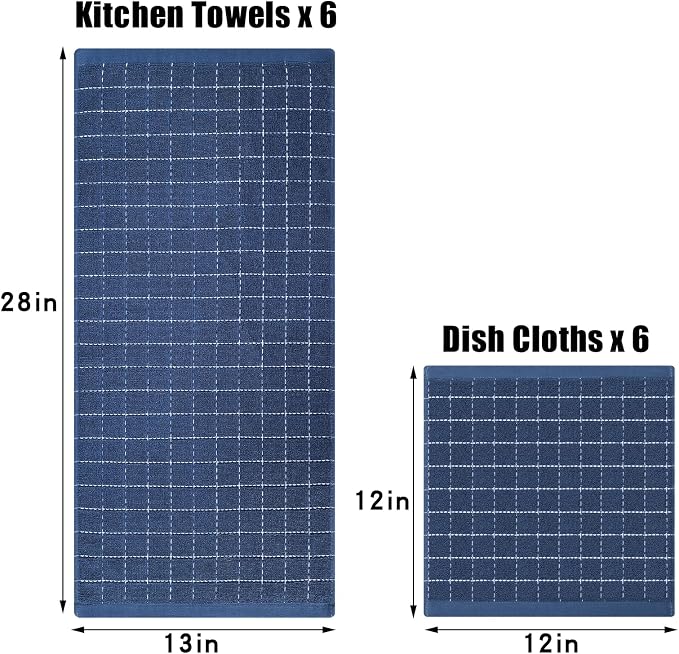 Homaxy Kitchen Towels and Dishcloths Set - Image 4