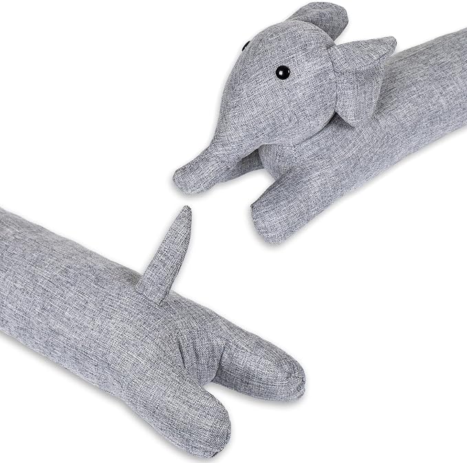 36 Inch Heavy Duty Under Door Draft Stopper, Cute Animals Shape Door & Window - Image 3