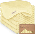 6-Pack Baby Washcloths, Soft Absorbent Washcloths by KeaBabies