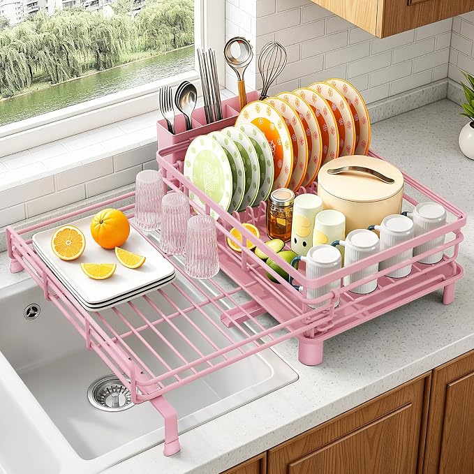 SAYZH Expandable Dish Drying Rack - Image 8