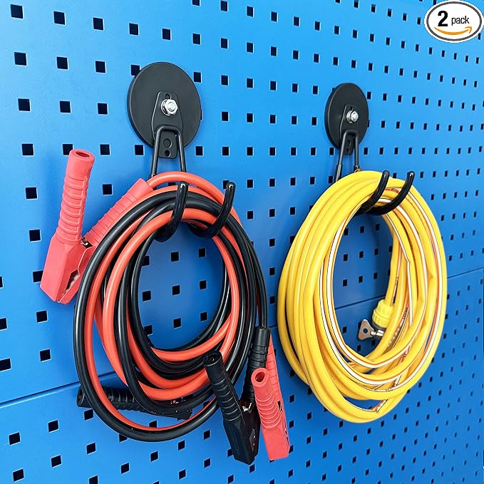 ULIBERMAGNET Strong Magnetic Hooks, 2 Pack Heavy Duty Large Magnetic Hooks by ULIBERMAGNET