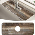 MCALK Dark Brown Kitchen Sink Faucet Mat Splash Guard, Absorbent Quick-Dry by MCALK
