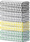 Kitinjoy Cotton 8 Pack Terry Kitchen Towels by Kitinjoy