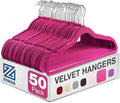 Zober Velvet Hangers 50 Pack by ZOBER