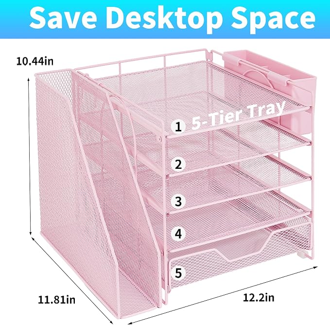 5-Tier Desk File Organizer - Image 2