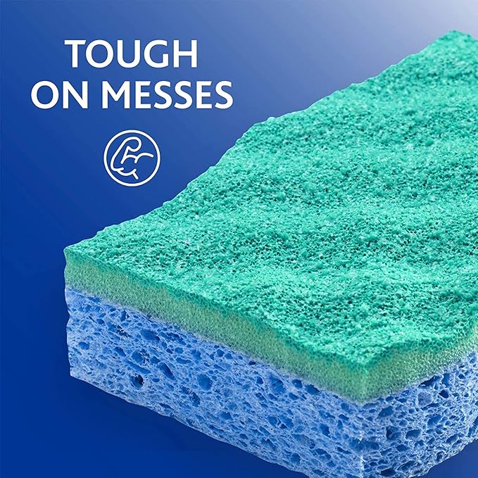 O-Cedar Scrunge Multi-Use Scrub Sponge | Non-Scratch, Odor-Resistant, - Image 3