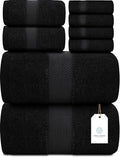 White Classic Luxury Bath Towel Set of 8 Pieces by WhiteClassic