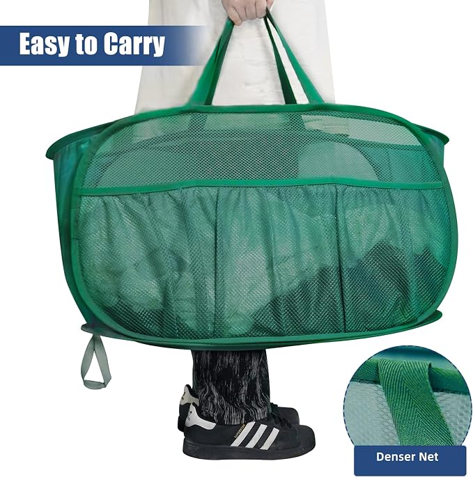 Collapsible Laundry Baskets, Upgrade Pop Up Laundry Hamper - Image 6