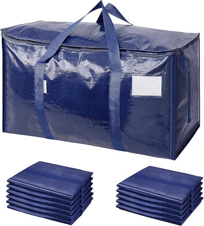 TICONN 12 Pack Extra Large Moving Bags Heavy Duty by TICONN