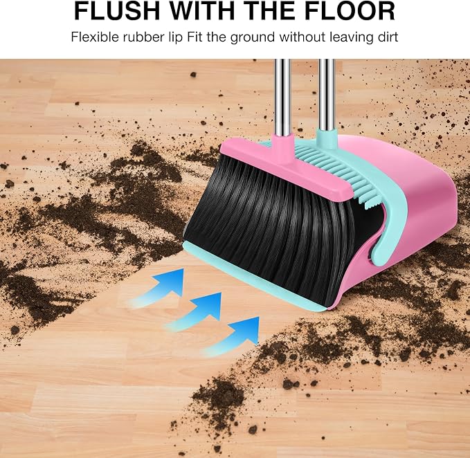 NACENA Broom and Dustpan Set - Image 5