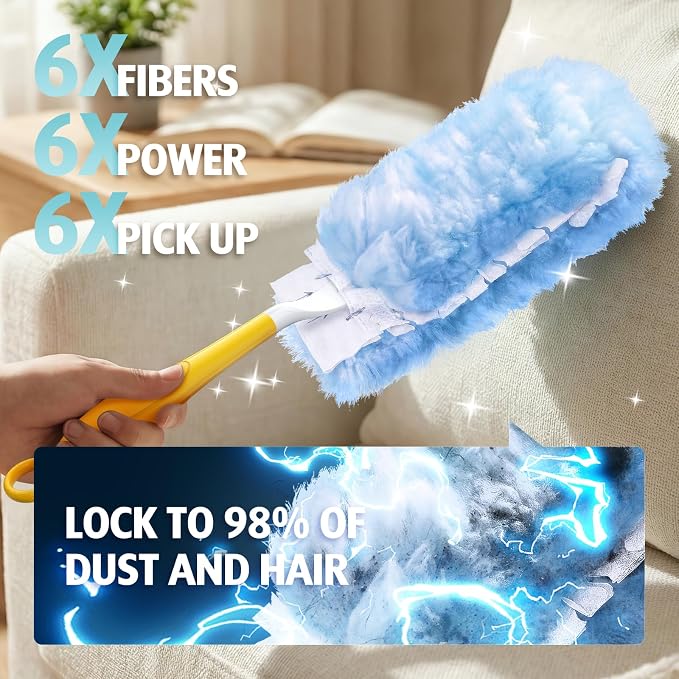 Duster Refill for Swiffer Duster, Not Include Handle | 2 Side 360°, 6X - Image 4