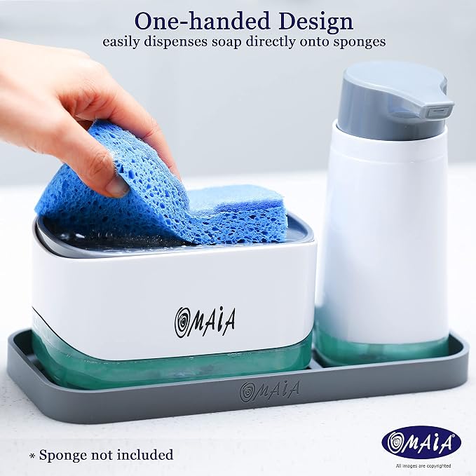 OMAIA 4-in-1 Dish Soap Dispenser Set - Image 3