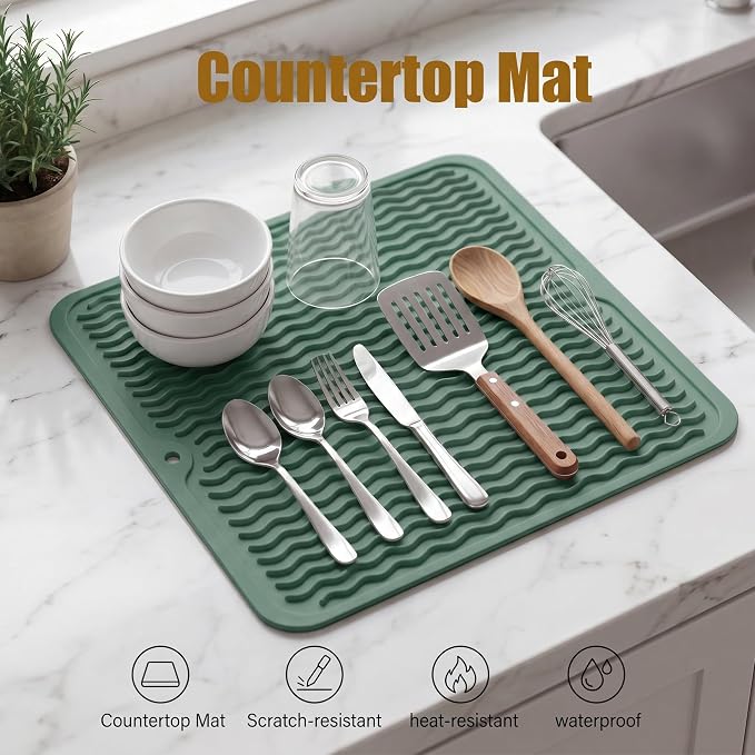 MicoYang Silicone Dish Drying Mat - Image 3