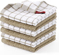 Homaxy Premium Cotton Kitchen Dish Cloths 12"x 12", 6 Pack by Homaxy