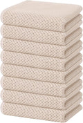 Homaxy 100% Cotton Waffle Weave Kitchen Dish Towels 8-Pack, Ultra Soft by Homaxy
