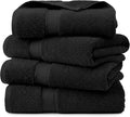 Superior Egyptian Cotton Plush & Absorbent, Bath Towel Set of 4, Soft Luxury by SUPERIOR