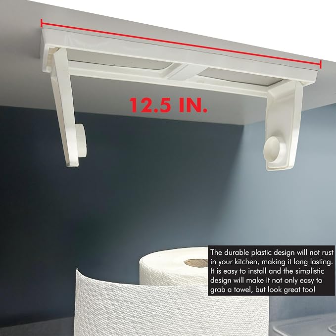 Chef Craft Select Plastic Paper Towel Holder, 12.5 inches in Length - Image 5