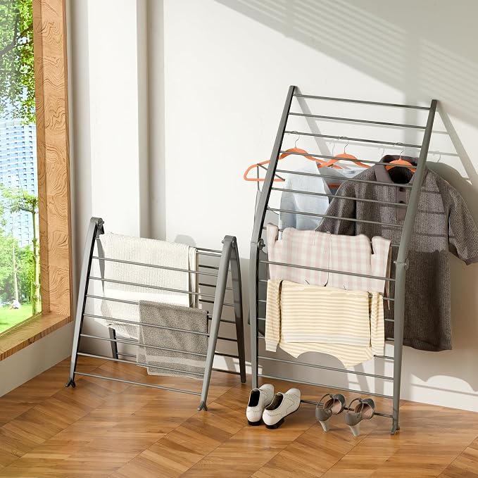 Whitmor Spacemaker Folding Drying Rack, Indoor Clothes Organizer by Whitmor