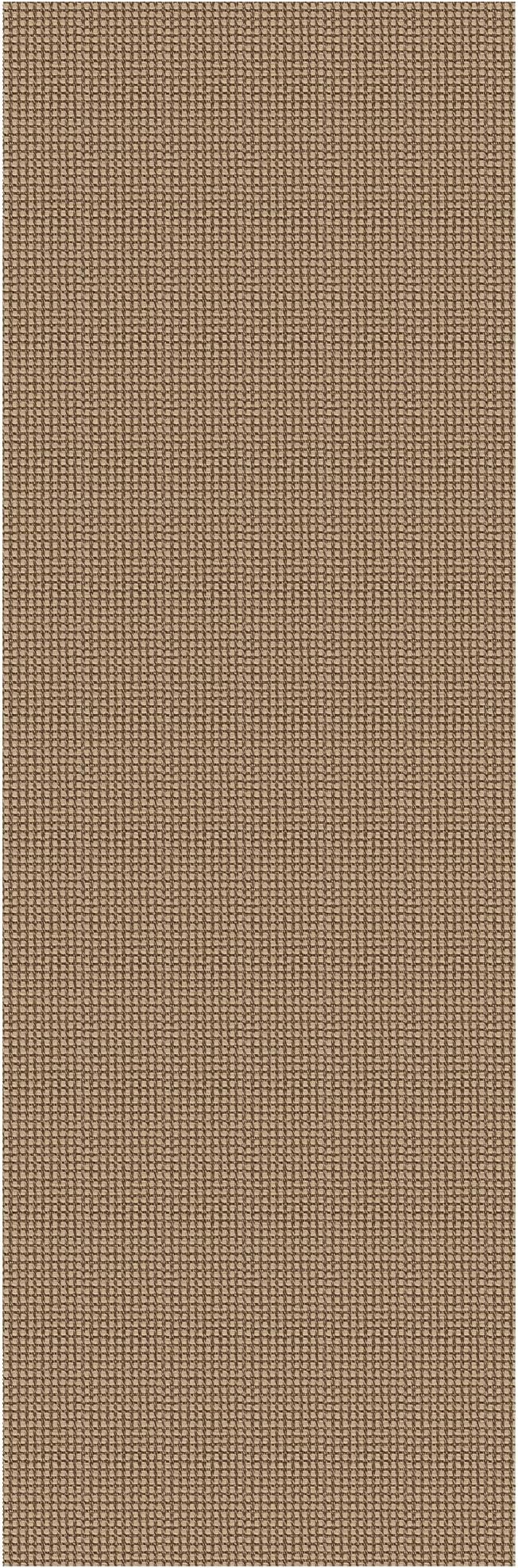 IOHOUZE Washable Runner Rug 3x8 Non Slip Rubber Backed Wide Hallway Runner Entryway Runner Indoor, Woven Kitchen Rugs Cotton Floor Carpet for Hall Entrance Bedroom, Orange/Tan/Brown