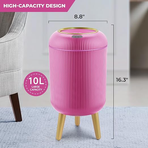 Pukomc Smart Sensor Wastebasket, Convenient and Hygienic Easy to Use | - Image 5