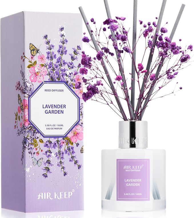 Reed Diffuser Set, 3.38 fl oz by Airkeep