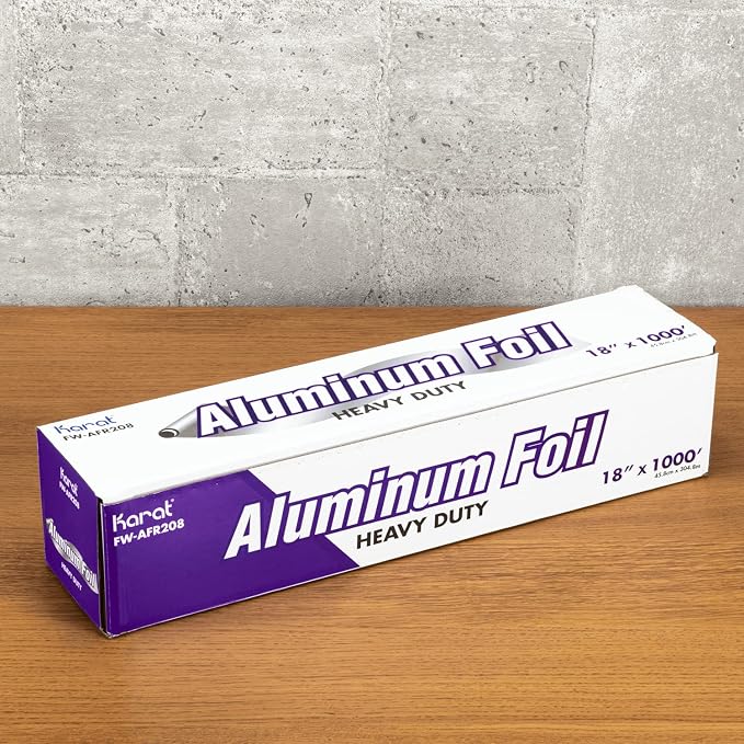 Karat 18” x 1000' Heavy Duty Aluminum Foil Roll | 1000 Feet Long | Industrial - Image 6