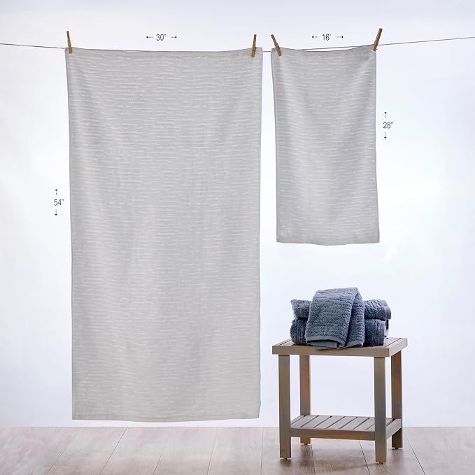 SKL Home CloudSoft Hand Towel Set, 100% Cotton Luxury, bar or any sink space. - Image 6